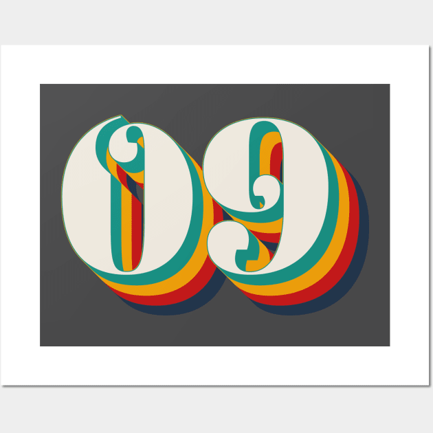 Number 9 Wall Art by n23tees